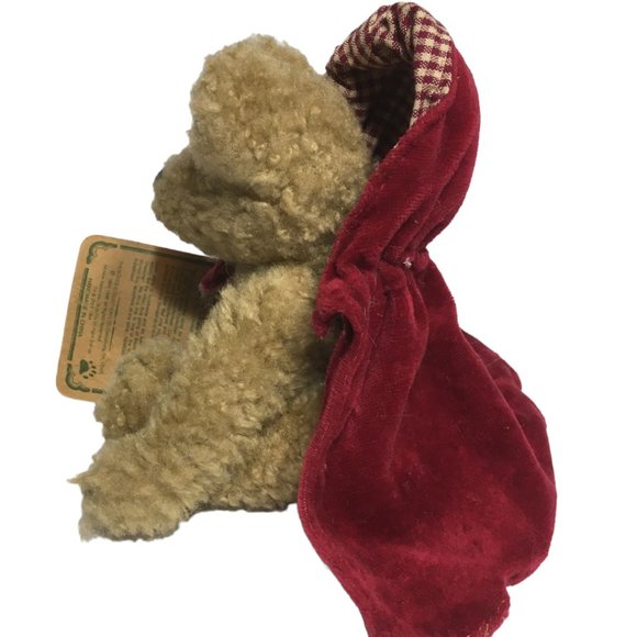 Boyds Bears Plush Little Red Riding Hood Teddy Bear Jointed Stuffed Animal 6in. - Picture 4 of 9